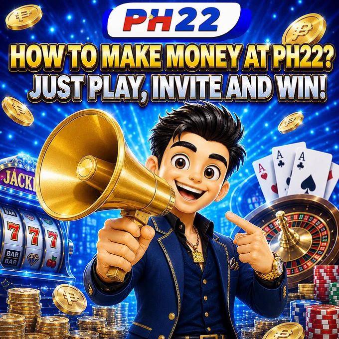 HOW to Make MONEY in PH22?

💖 Join & Deposit
💖 Play & Bet Smart
💖 Grab Daily & Monthly Promotions
💖 Earn Extra Through Events
💖 Invite & Win

✅ At PH22, loyalty = bigger rewards. The more active you are, the more you can earn!