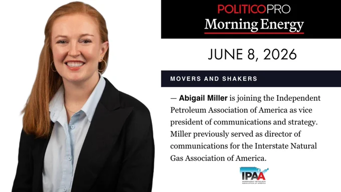Abby Miller, new IPAA Vice President of Communications and Strategy