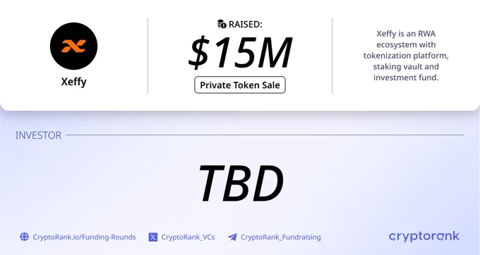 Xeffy $15M Private Token Sale Round