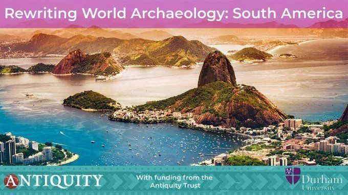 Aerial view of Rio de Janeiro: a city built around a bay with mountains overlooking the sea.