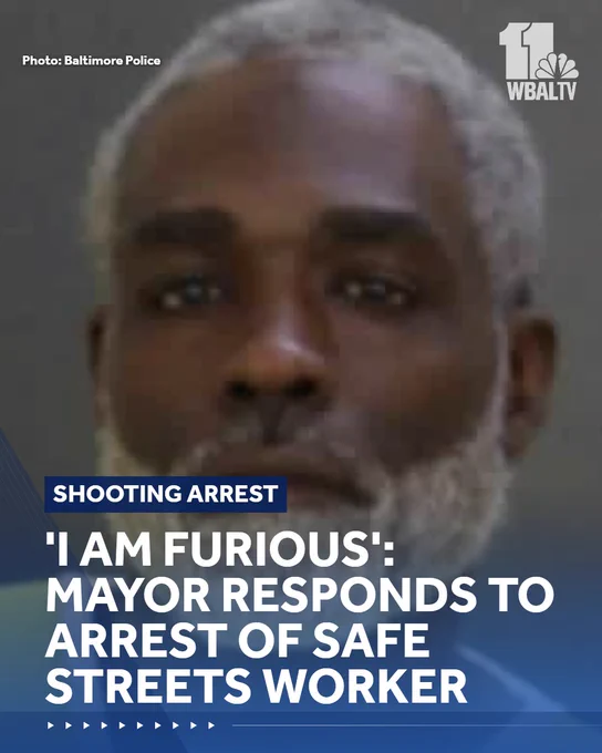 Baltimore police announced the arrest of a Safe Streets worker in connection with a shooting in Park Heights