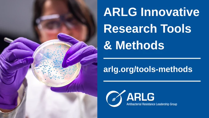 A R L G Innovative Research Tools & Methods, arlg.org/tools-methods, A R L G logo, Antibacterial Resistance Leadership Group