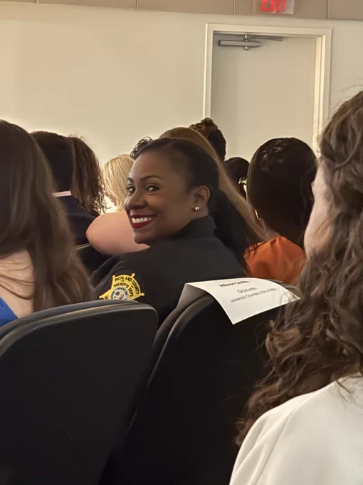 Allison Smith smiles.