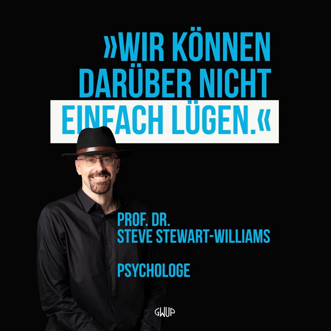 "Wir können darüber nicht einfach lügen." – Prof. Steve Stewart-Williams, Psychologe