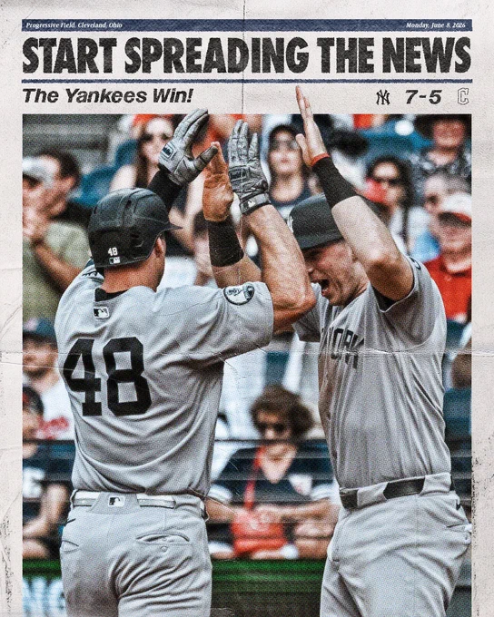 FINAL: Yankees 7, Guardians 5. 
