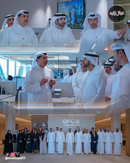 سمو الشيخ حمدان بن محمد بن راشد آل مكتوم يزور مركز دبي المالي العالمي ويطلع على خطته الاستراتيجية ليصبح أول مركز مالي عالمي يعتمد كلياً على الذكاء الاصطناعي، 
إلى جانب استعراض مستجدات مشروع التوسعة "زعبيل ديستركت" لترسيخ مكانة دبي ضمن أكبر 4 مراكز مالية في العالم.