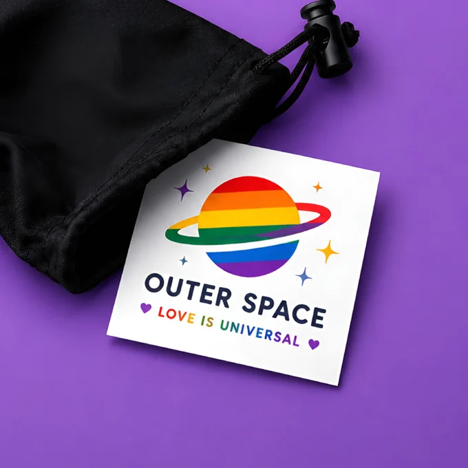 Love is universal sticker