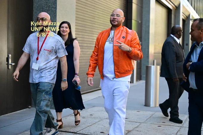 Fat Joe at ABC Studios in Manhattan, New York, USA, on June 8, 2026.
