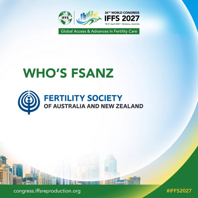 Meet our host society: #FSANZ. A global leader in fertility care, clinical excellence, and reproductive medicine for more than four decades. See you at #IFFS2027 in Brisbane!

@WalePetra1873 

#IVF #FertilityCare #MedicalCongress