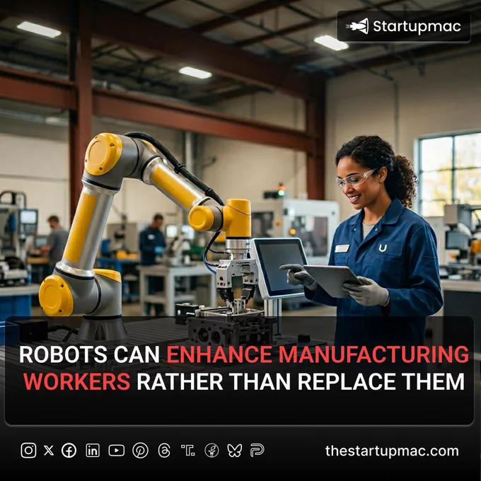 Robots aren’t taking over the factory floor—they’re giving manufacturing workers the ultimate upgrade.