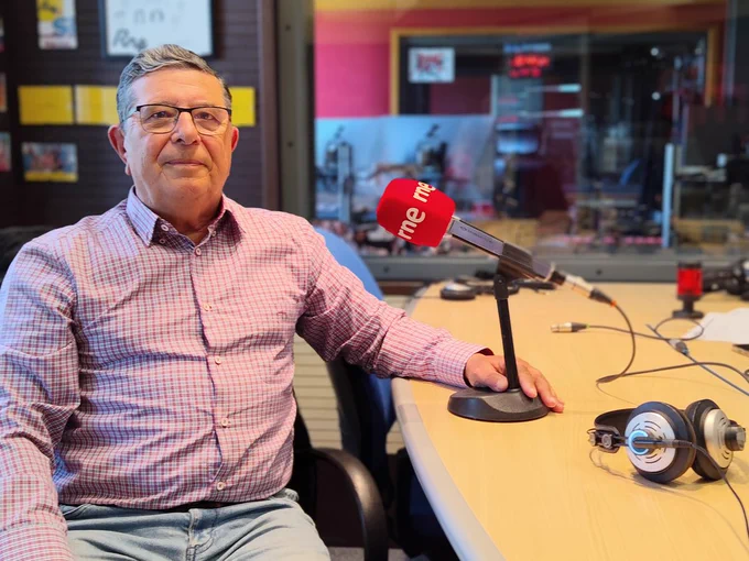 Luis María González, presidente de la Asociación de Amigos del Camino de Santiago de Mérida (Camino Mozárabe Vía de la Plata) en RNE
