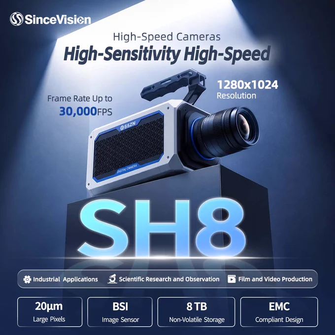 SinceVision SH8 Series ultra-high-speed cameras