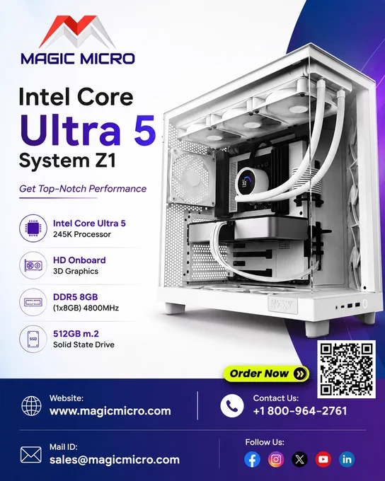 Get Top-Notch Performance with Intel Core Ultra 5 System Z1 - Magic Micro