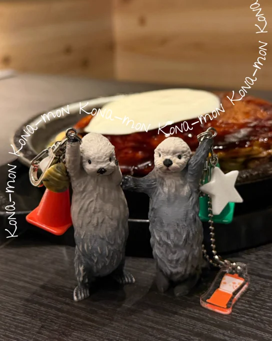 お好み焼きとちびメイキラ🦦🦦