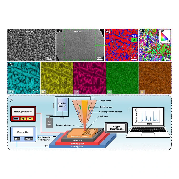 Programmable mechanical properties of additively manufactured novel steel
