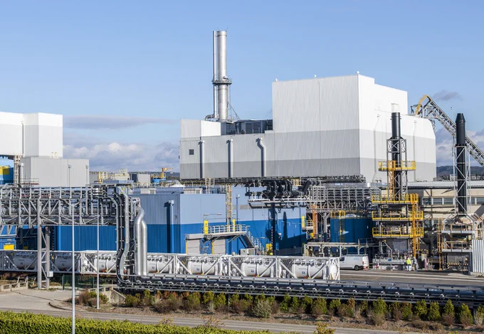 Orano’s Georges Besse uranium enrichment plant at the Tricastin nuclear site in southern France. Courtesy Orano.