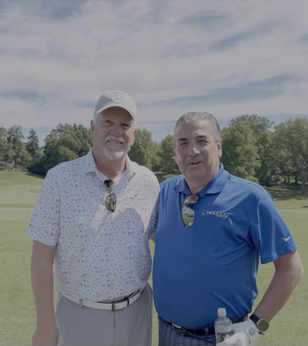 Photos from the Hank Greenberg Memorial Golf, Tennis & Pickleball Invitational featuring the Resolute Building Intelligence and MadDog Technology team with partners from Catalyst Partners, La-Z-Boy Incorporated, Ford, and Detroit Tigers legends Alan Trammell and Dave Rozema.