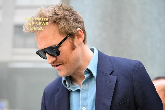 Wyatt Russell at ABC Studios in Manhattan, New York, USA, on June 8, 2026.