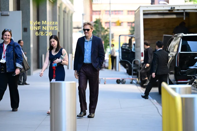 Wyatt Russell at ABC Studios in Manhattan, New York, USA, on June 8, 2026.