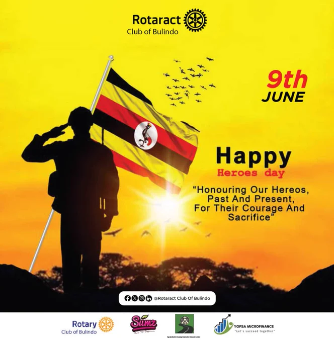 ‎🌟 Today, we salute our national heroes and challenge ourselves to become everyday heroes in our communities.
Their resilience reminds us that true heroism is found not only on the battlefield but also in acts of service, leadership, and unwavering commitment to making a difference. ✊🏾
‎
‎As Rotaractors, we celebrate the heroes of yesterday while striving to be the heroes of today....serving our communities, uplifting those in need, and creating lasting change through fellowship and service.