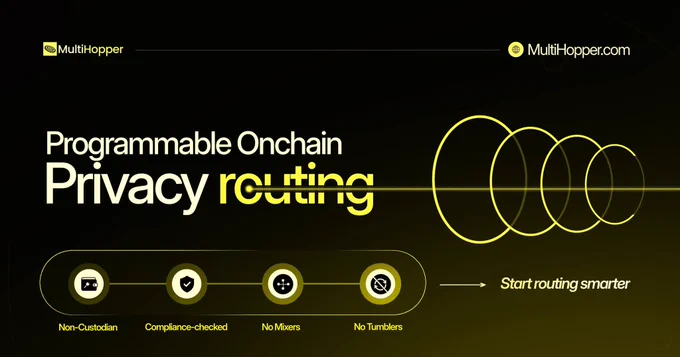 I’m WILDLY excited about our new feature at Multihopper which we will announce this week (all things going to plan) which will be a world first-time-ever ensuring that the future of routing money onchain is:

- regulatory compliant
- private 
- limitlessly scalable on every asset, any amount 
- usable for transfers, DeFi, mm, stablecoins, wealth management, RWAs, Securities and more

… AT THE NETWORK/ ARCHITECTURE LEVEL