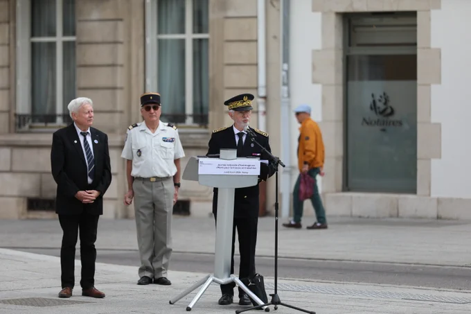 Cérémonie commémorative à l'occasion de la journée nationale d’hommage aux morts pour la France en Indochine.