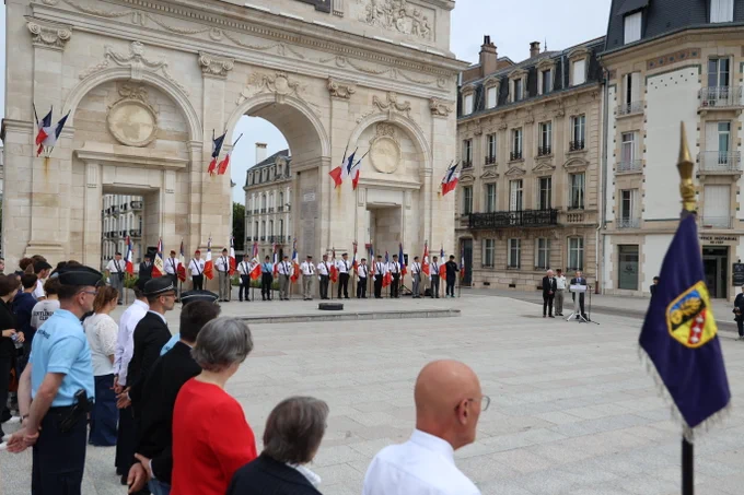 Cérémonie commémorative à l'occasion de la journée nationale d’hommage aux morts pour la France en Indochine.