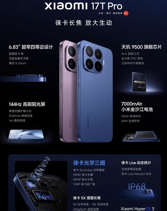 Xiaomi 17T Pro