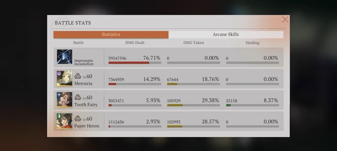 ALT: Battle Statistic