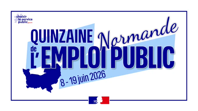 Quinzaine normande l'emploi public du 8 au 19 juin.
