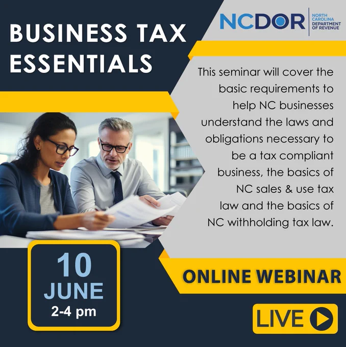 Business Tax Essentials Webinar