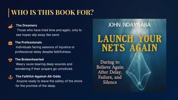 Discover the book, Launch Your Nets Again by John Ndayisaba
