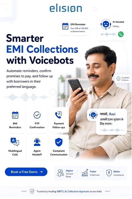 Smarter emi collection with voicebots