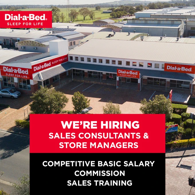 We're hiring Sales Consultants and a Store Managers all across South Africa.