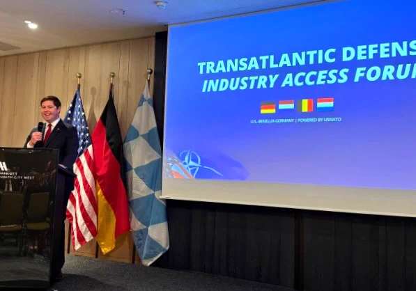 U.S. Commercial Service Deputy Assistant Secretary Bradley McKinney at the Transatlantic Defense Industry Access Forum 