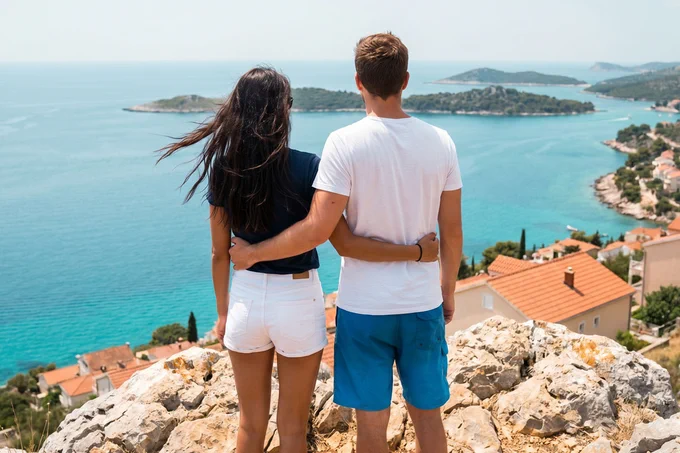 man and woman in croatia