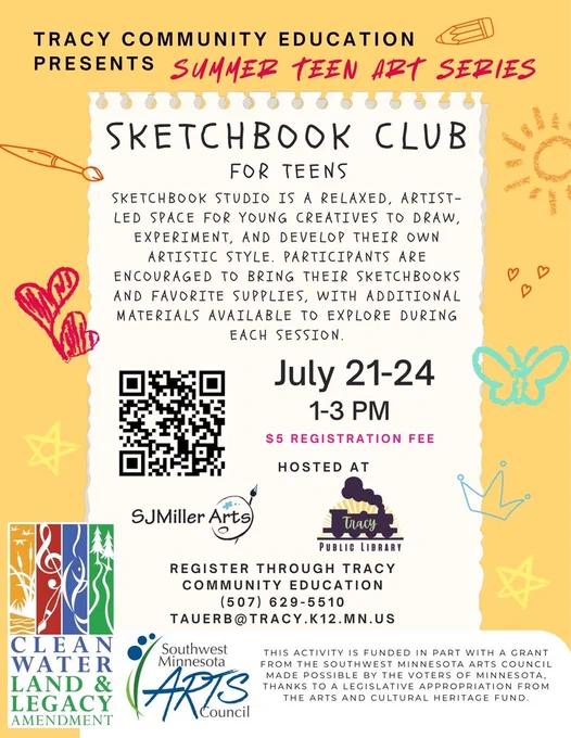 Sketchbook Club for Teens