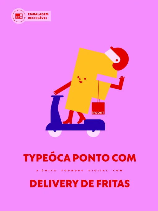 Typeóca ponto com, a única foundry digital com delivery de Fritas