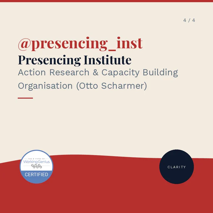 Presencing Institute @presencing_inst