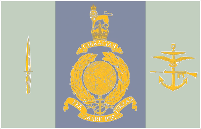 The new flag of the HQ Commando Forces