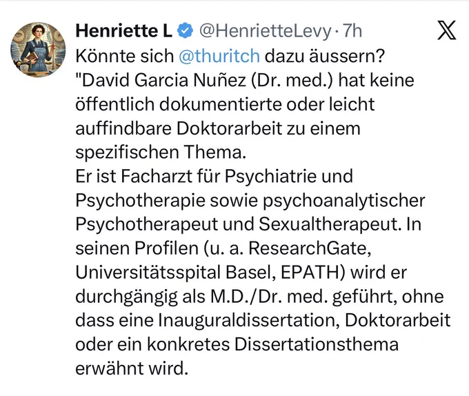 Die Alte Braune macht sich Sorgen um meinen Doktortitel