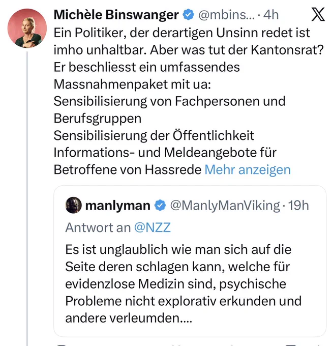 Die Prämierte lässt endlich die Masken fallen und tut nicht mehr als sei sie eine neutrale Journalistin
