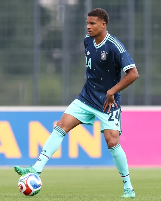 Malick Thiaw in action for Germany. 