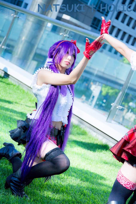 ラブライブ！
『僕らは今のなかで』衣装の東條希(とうじょうのぞみ)コスプレをしたわたくしの写真