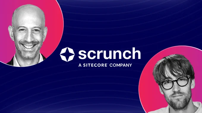 Scrunch - a Sitecore Company and headshots of Eric Stine and Chris Andrew