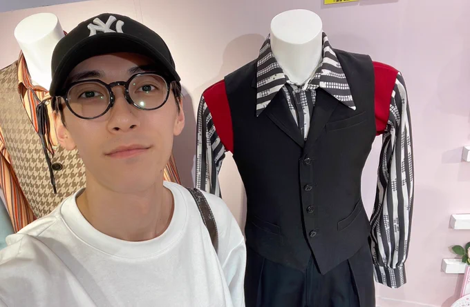 僕たちがたくさん着た衣装も展示いただいてました🙇‍♂️