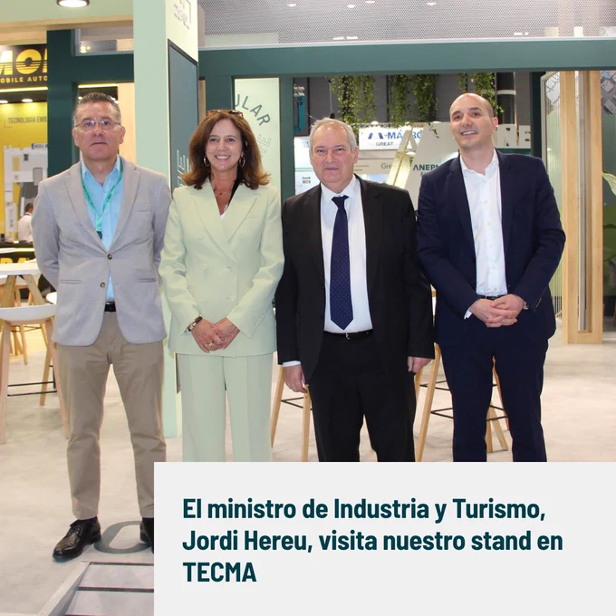 El ministro de Industria y Turismo, Jordi Hereu, visita el stand de PreZero en TECMA 2026