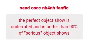 the perfect object show is underrated and is better than 90% of "serious" object shows