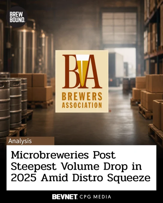 Microbreweries Led 2025 Volume Loss as They Continue to Battle Crowded Distro