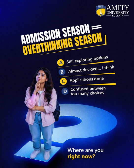 Admissions Open 2026 - Amity University Kolkata